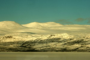 {de}Schnee und Eis in Lappland{en}Snow and ice at Lapland     